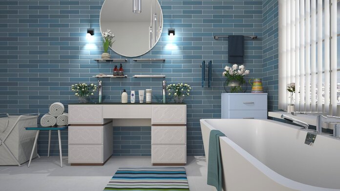 decorar bano Decorar un cuarto de baño moderno y funcional
